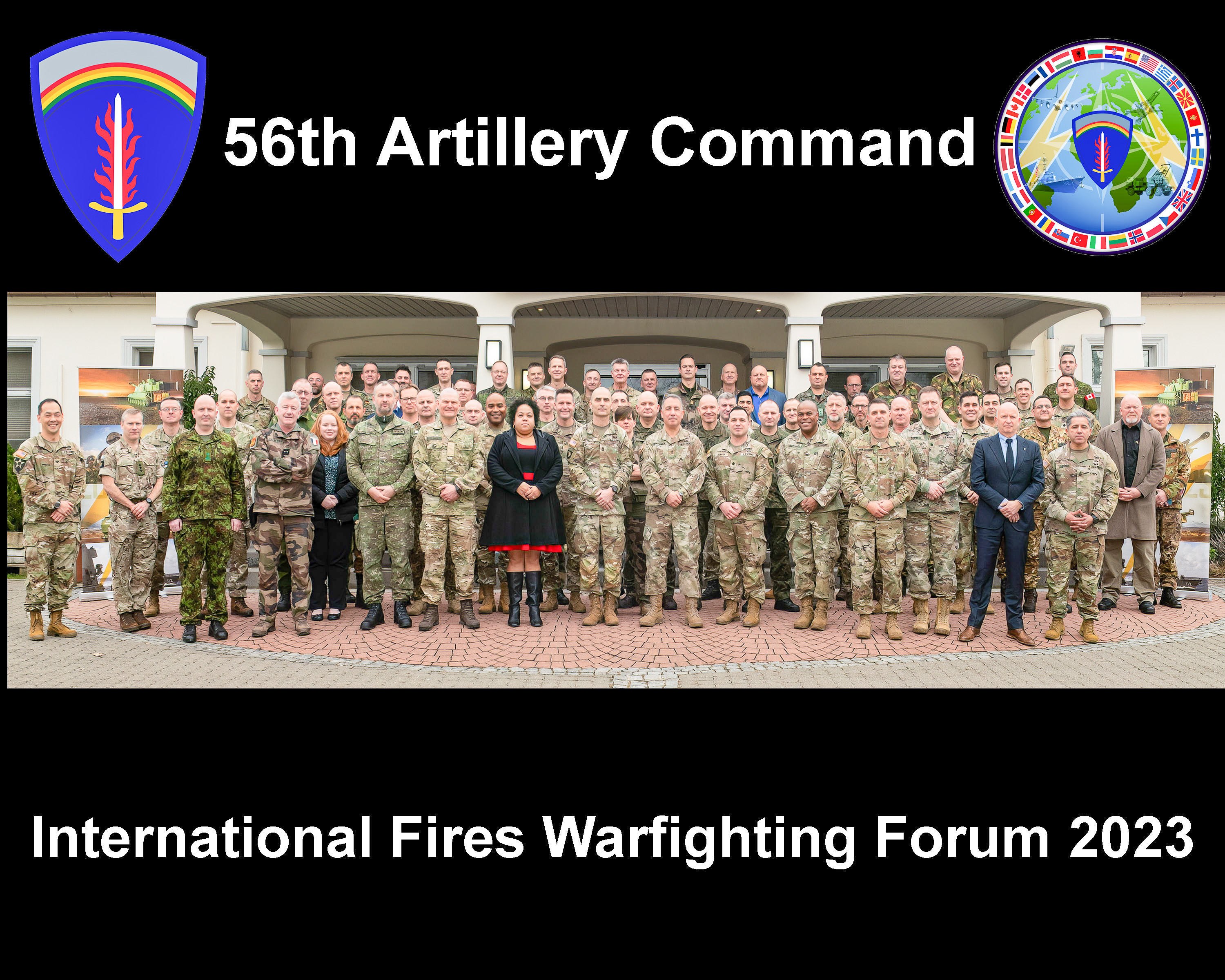 Wiesbaden, Germany - For the first time in three years, field artillery leaders from across Europe and NATO met in person at Lucius D. Clay Kaserne in Wiesbaden, Germany, for the 8th annual International Fires Warfighting Forum- Europe 2023.