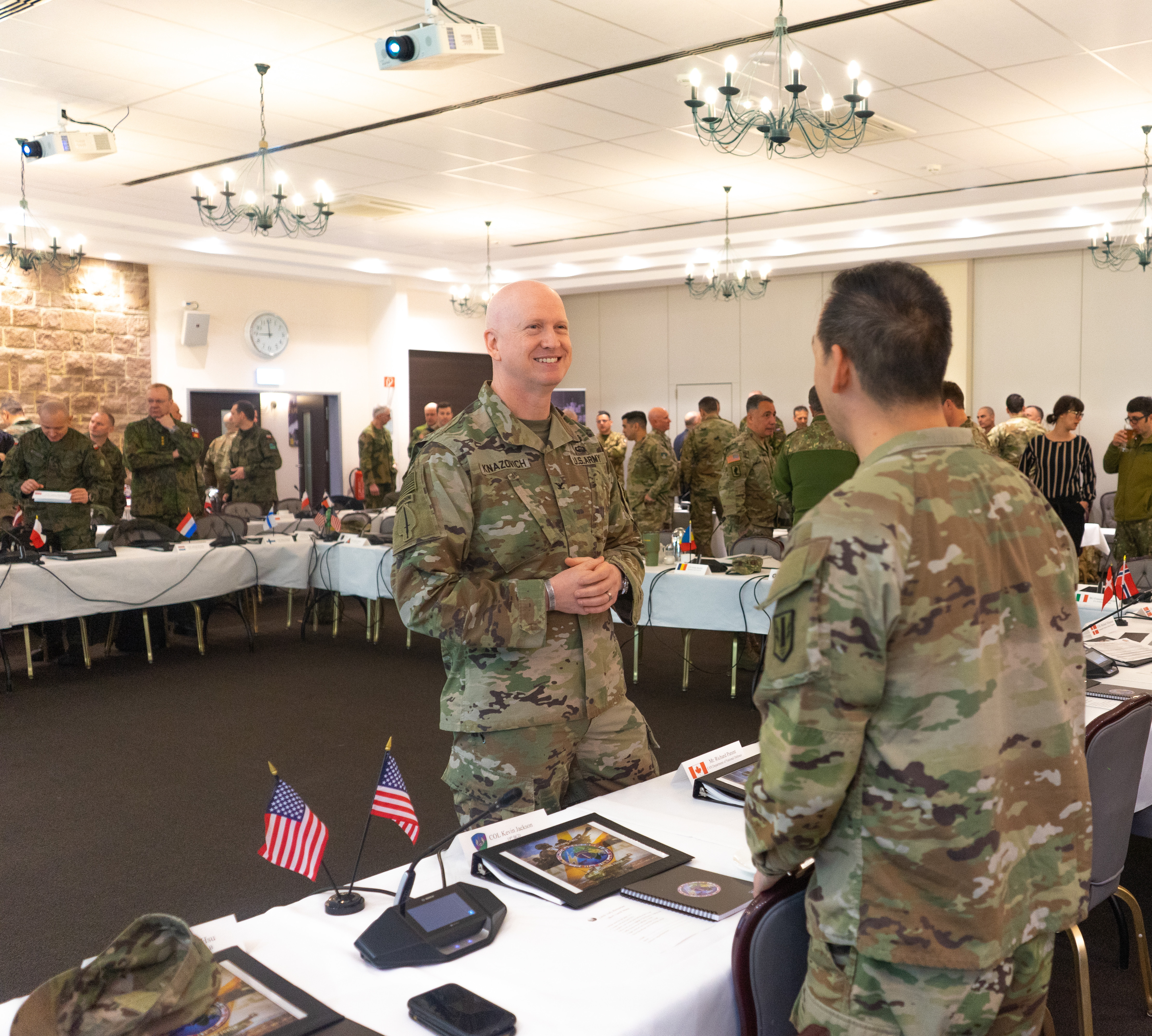 Wiesbaden, Germany - For the first time in three years, field artillery leaders from across Europe and NATO met in person at Lucius D. Clay Kaserne in Wiesbaden, Germany, for the 8th annual International Fires Warfighting Forum- Europe 2023.