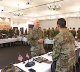 Wiesbaden, Germany - For the first time in three years, field artillery leaders from across Europe and NATO met in person at Lucius D. Clay Kaserne in Wiesbaden, Germany, for the 8th annual International Fires Warfighting Forum- Europe 2023.