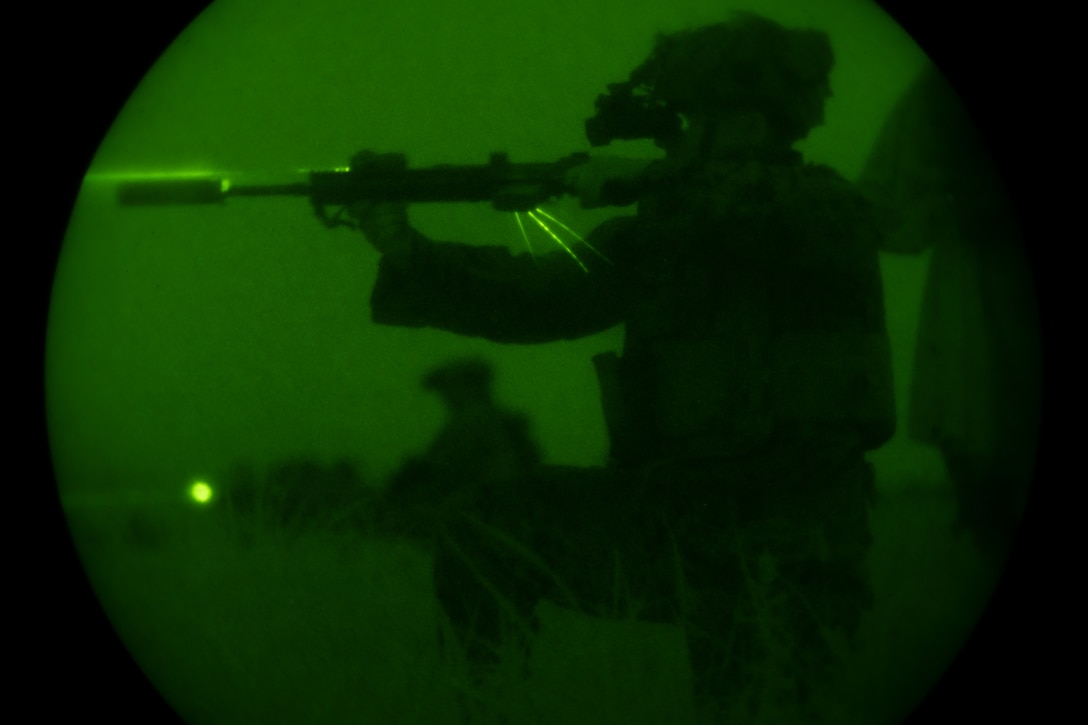 U.S. Marine Corps Lance Cpl. Deven Diaz fires an M27 Infantry Automatic Rifle during fireteam maneuver training at Combined Arms Training Center Camp Fuji, Japan, June 22, 2023. Fireteam training allows Marines to refine small-unit tactics and develop proficiency before executing combined arms-training. Diaz, a native of Hialeah, Florida, is a rifleman with 3d Battalion, 6th Marines and is currently forward-deployed with 4th Marines, 3d Marine Division in the Indo-Pacific under the Unit Deployment Program.