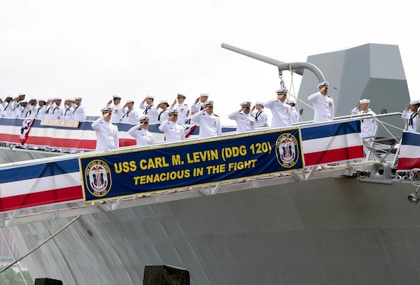 USS Carl M. Levin Commissioning