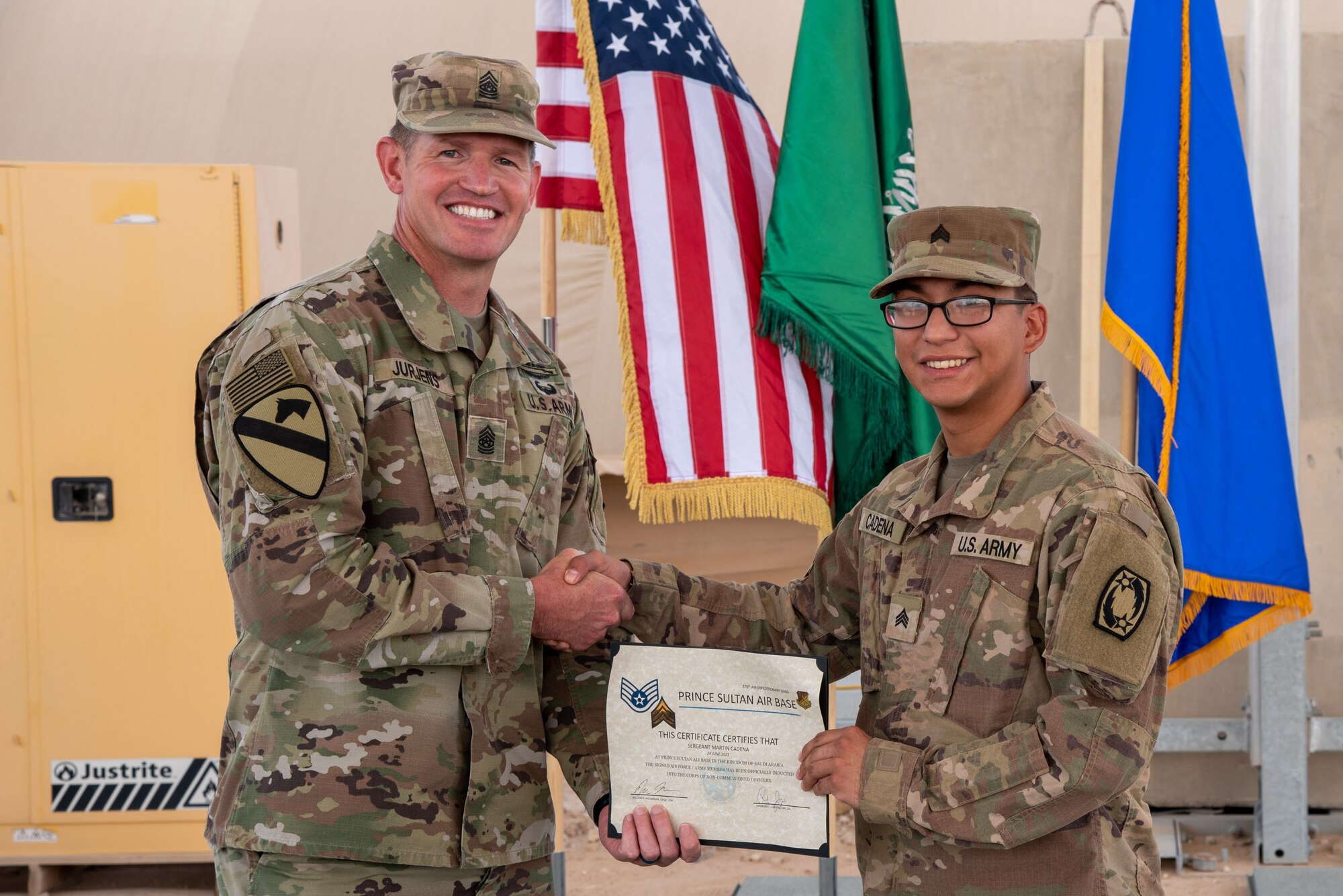 Team PSAB holds Joint NCO Induction ceremony