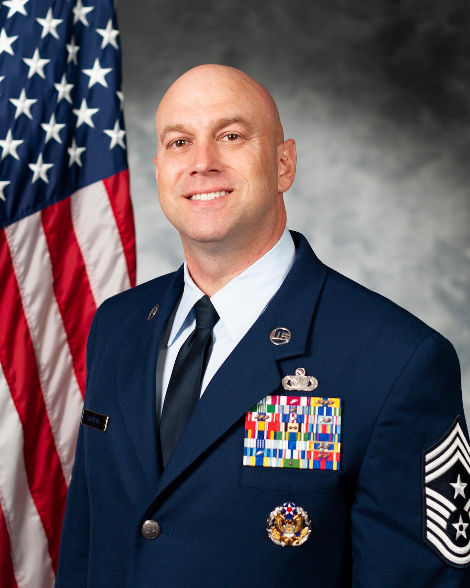 CMSgt Shawn Andrews biography photo.