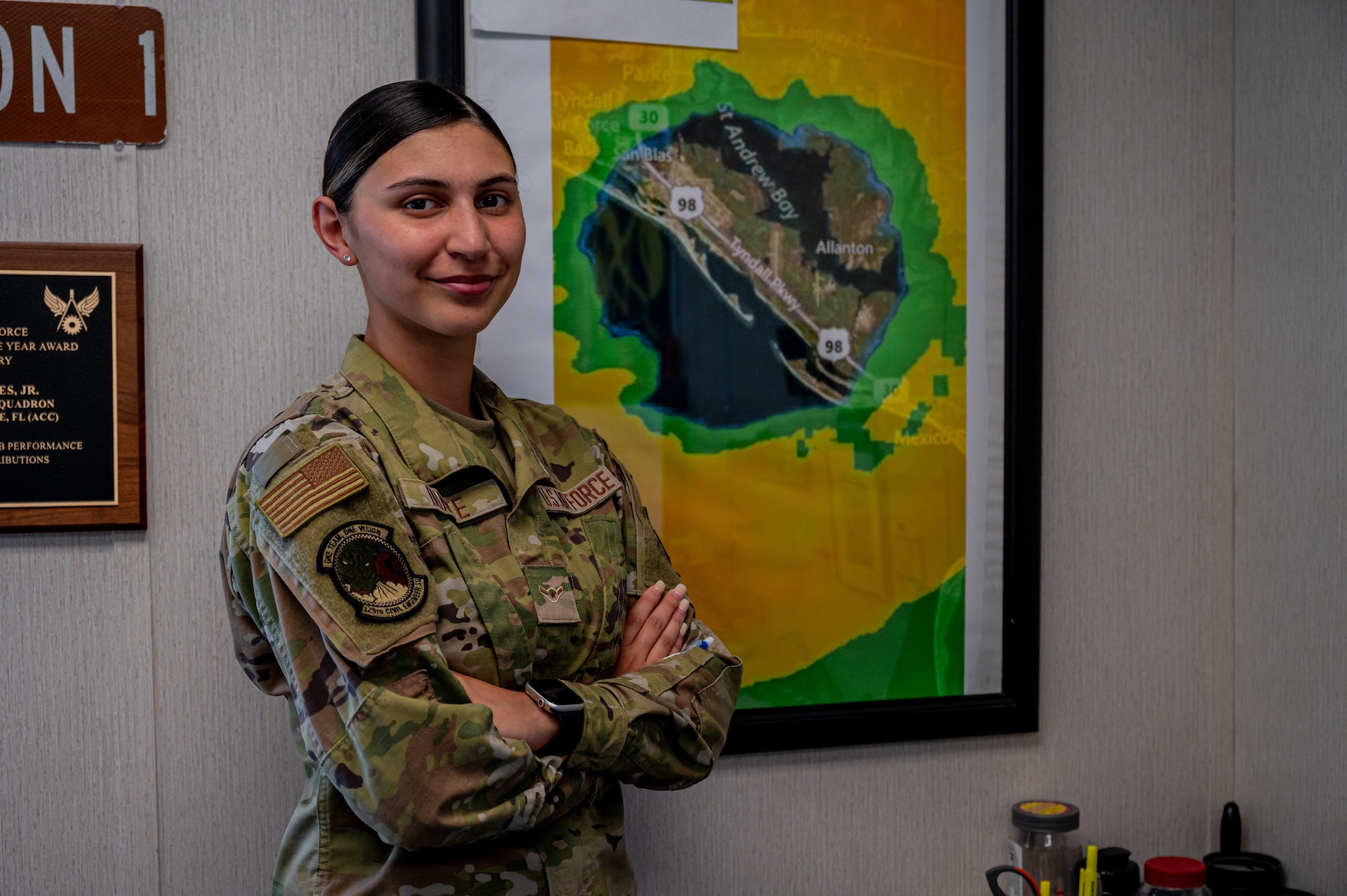 Airmen working