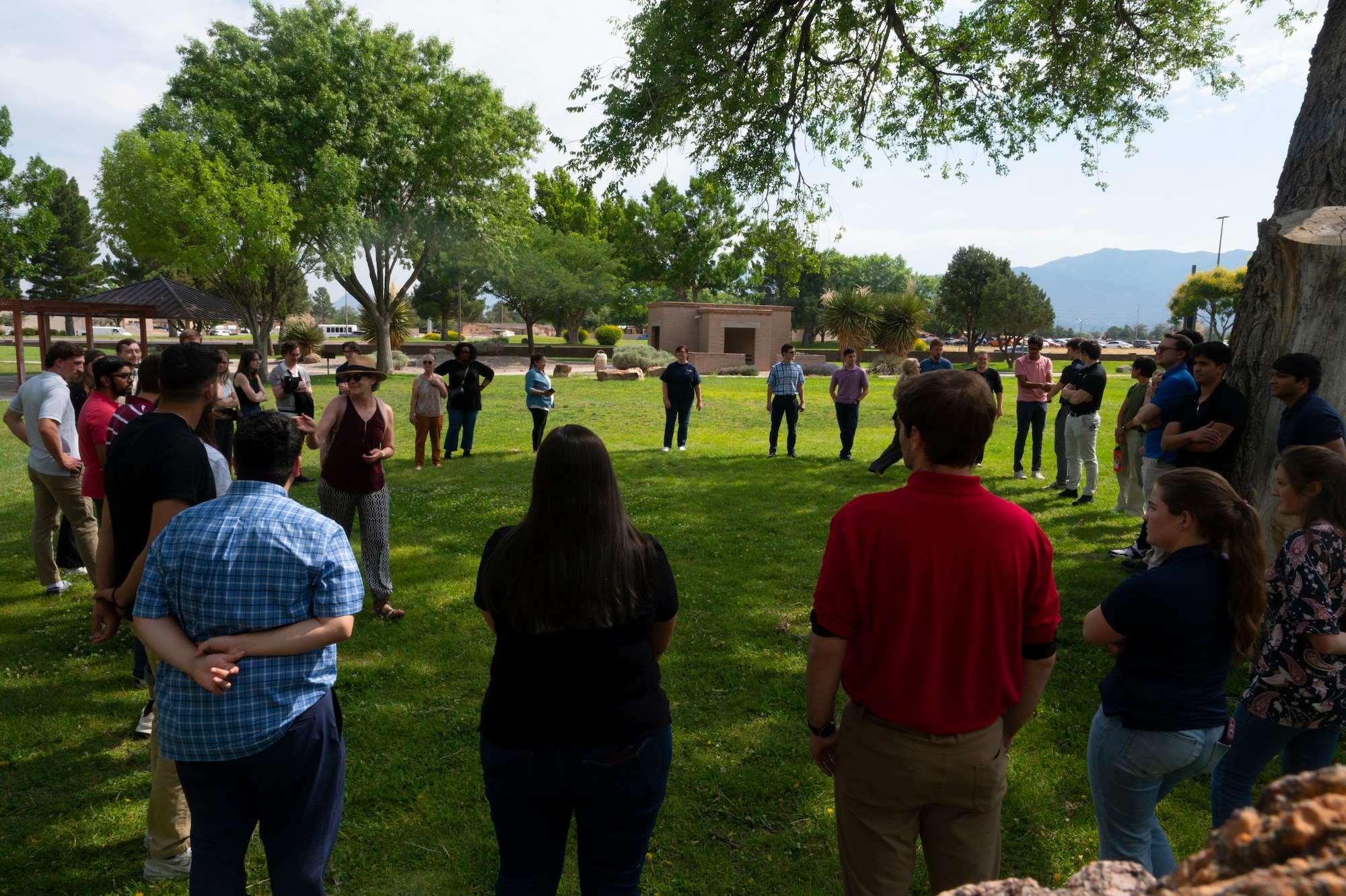 interns circle around