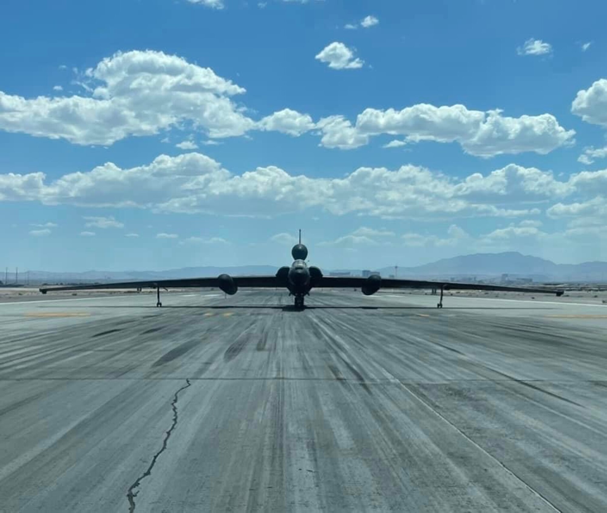 A U-2 Dragon Lady on the runway