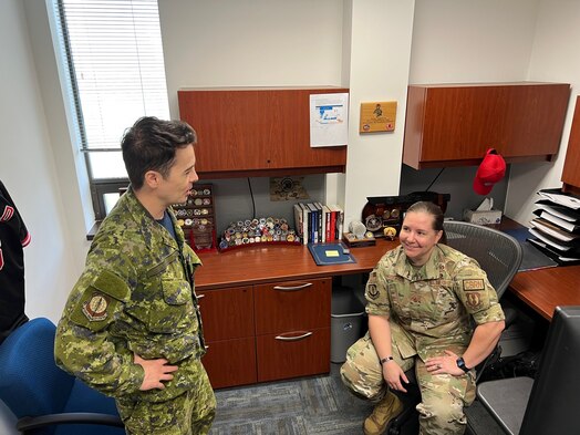  Airmen talking