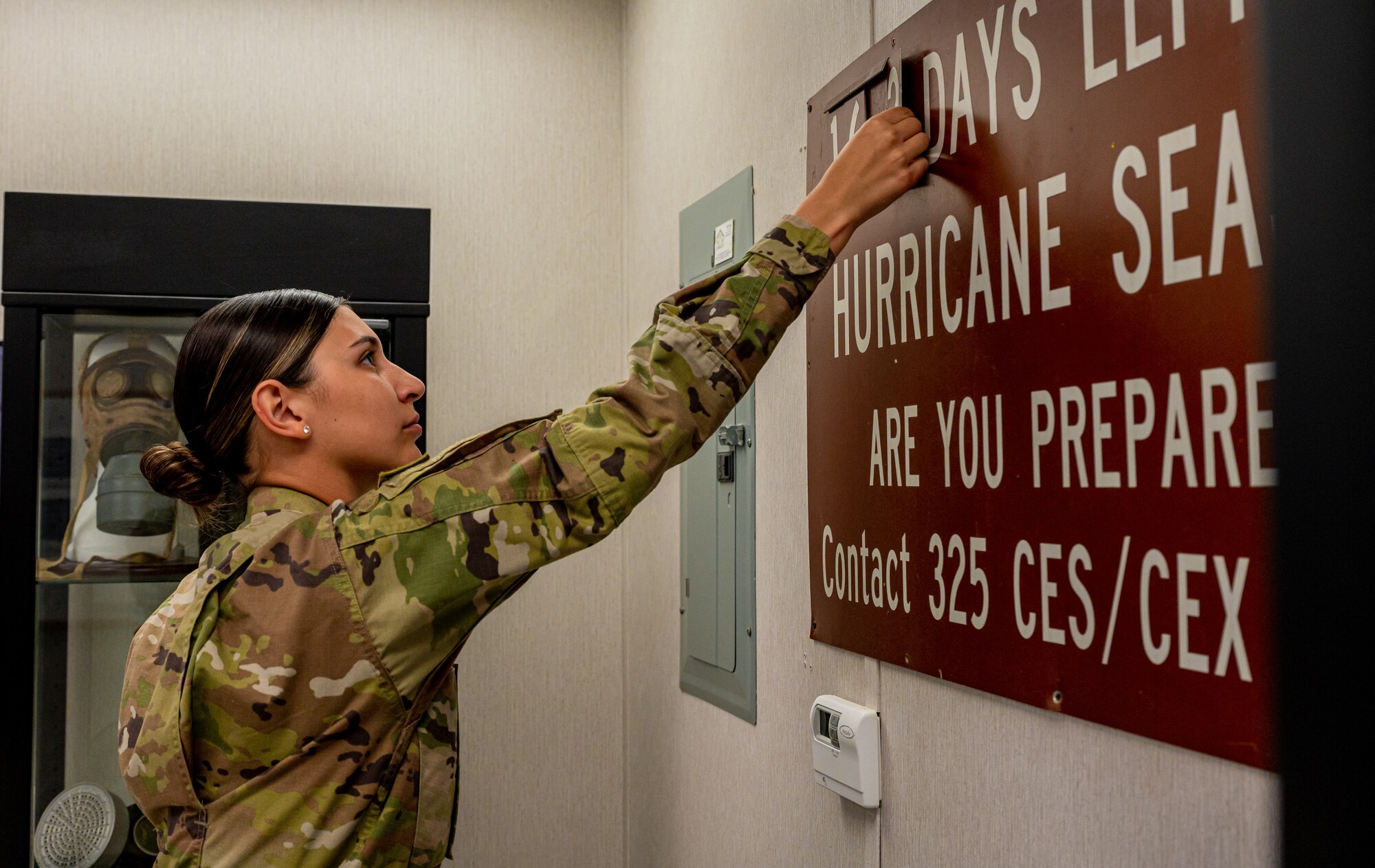 Airmen working