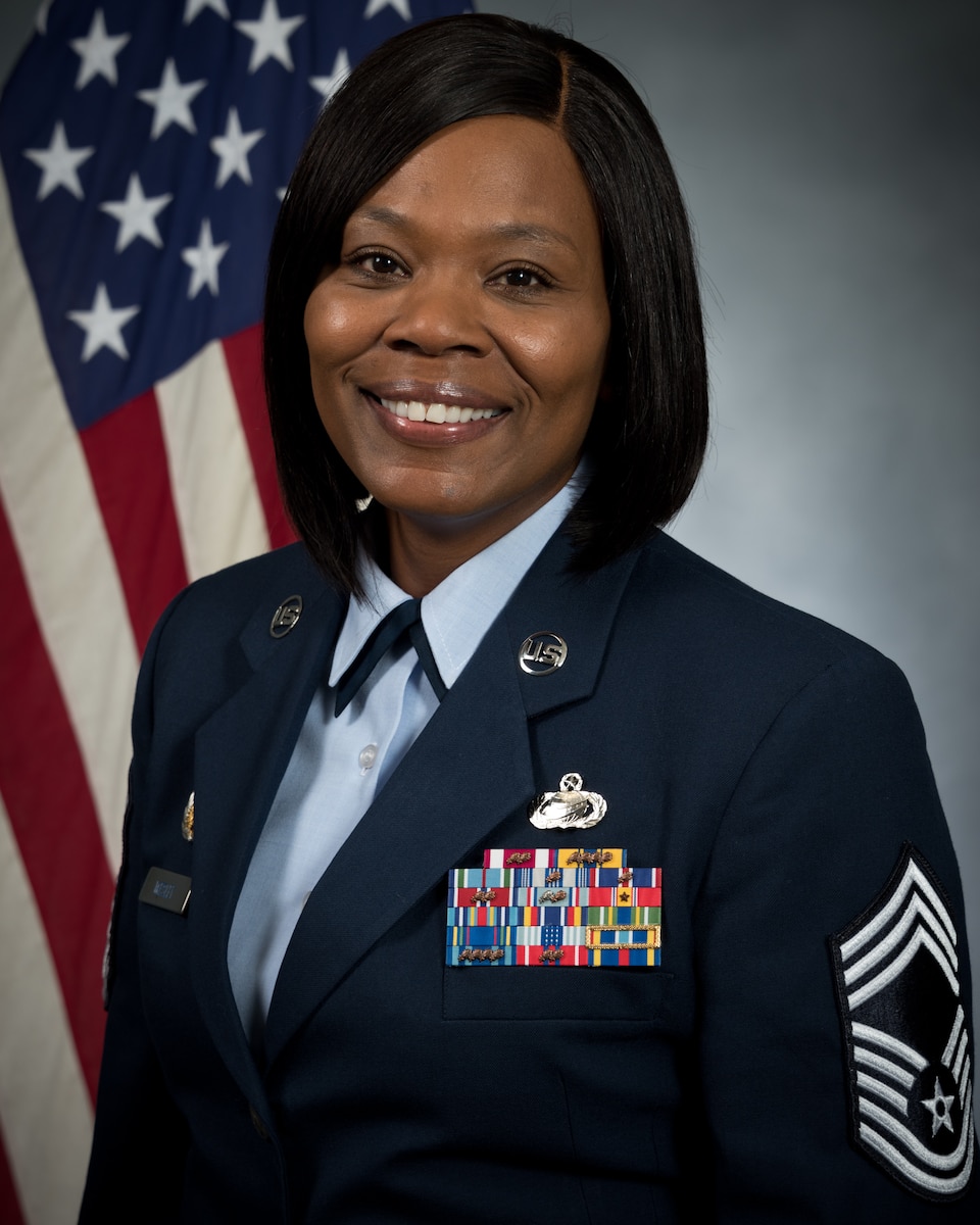 Chief Master Sgt. Janna S. Wesley serves as the senior enlisted leader for the 42nd Mission Support Group, Maxwell Air Force Base, Alabama.