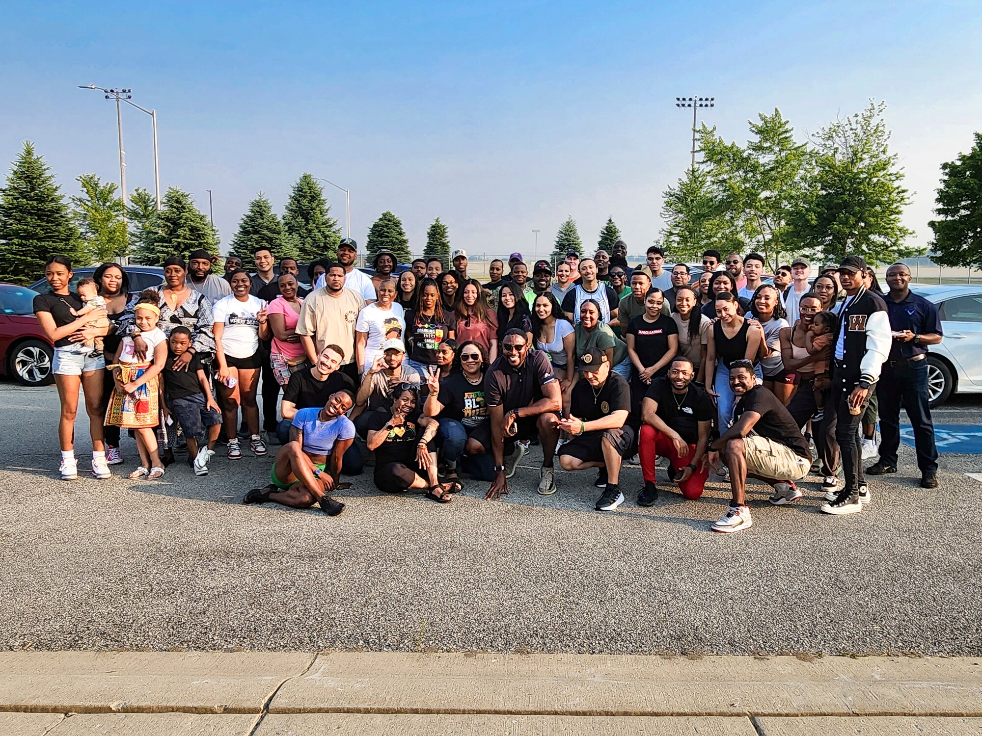 On the evening of Friday, June 9, approximately 100 Airmen from across Grissom. gathered to celebrate Juneteenth during the extended, primary unit training assembly. (Courtesy Photo)