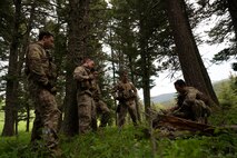Malmstrom Airmen conduct survival refresher training.