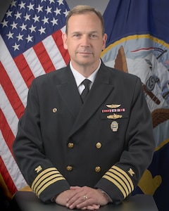 A portrait of U.S. Navy Captain Brian Anderson