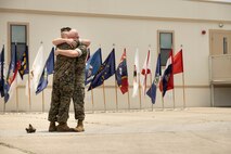 Master Sgt. Christopher Lisle retires on MCAS Cherry Point