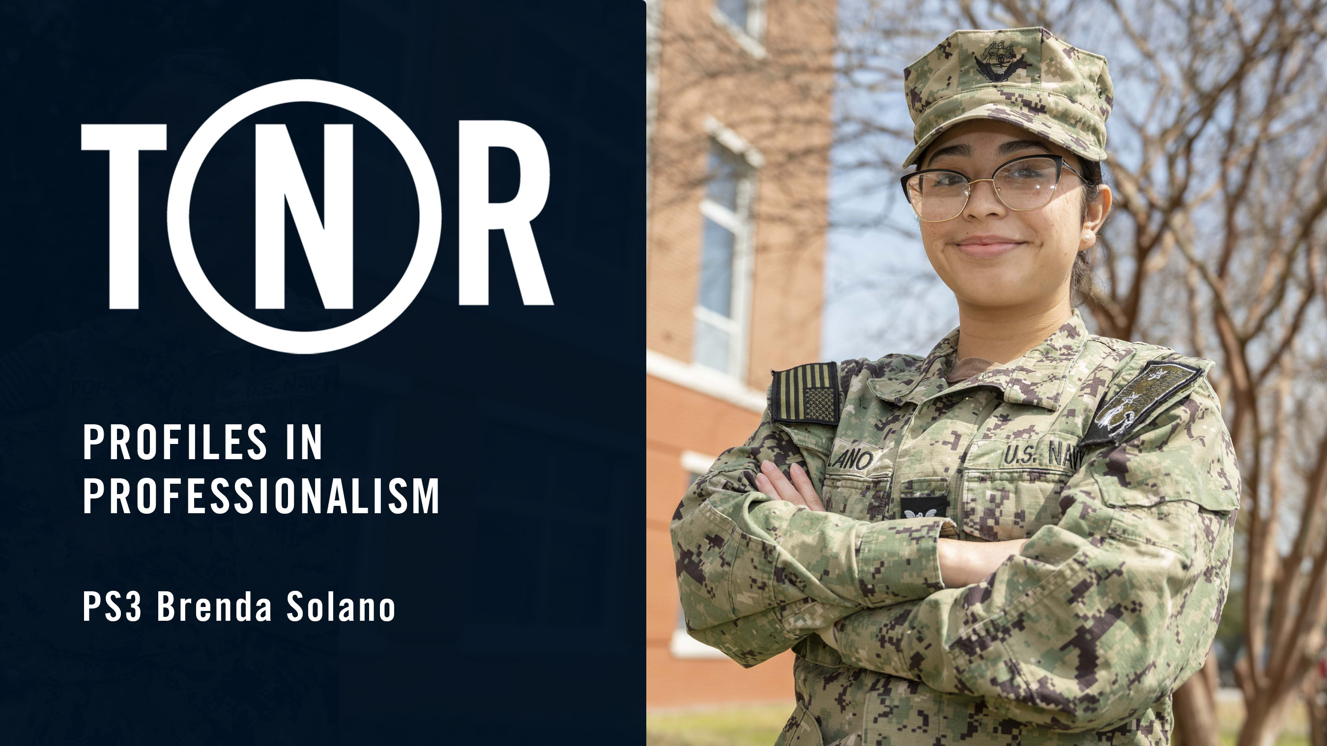 Profiles in Professionalism: PS3 Brenda Solano > UNITED STATES NAVY RESERVE  > Article View News