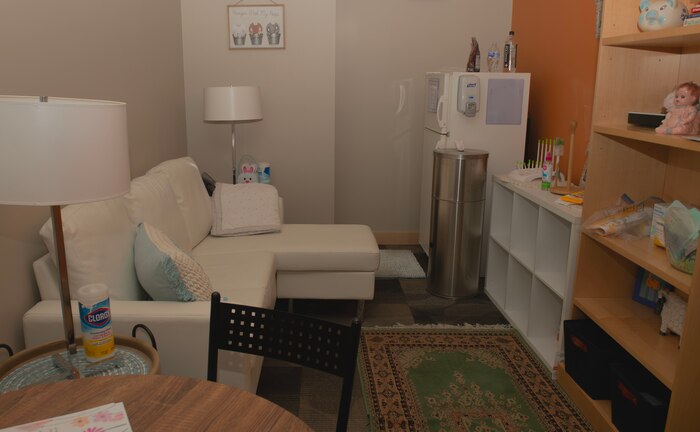 The inside of the lactation room in the 548th Intelligence, Surveillance and Reconnaissance Group, is photographed, May 31, 2023, at Beale Air Force Base, California.