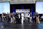 Group photo at the Navy’s Submarine Industrial Base (SIB) Program’s Talent Pipeline Project Signing Day in Pennsylvania on May 4, 2023.