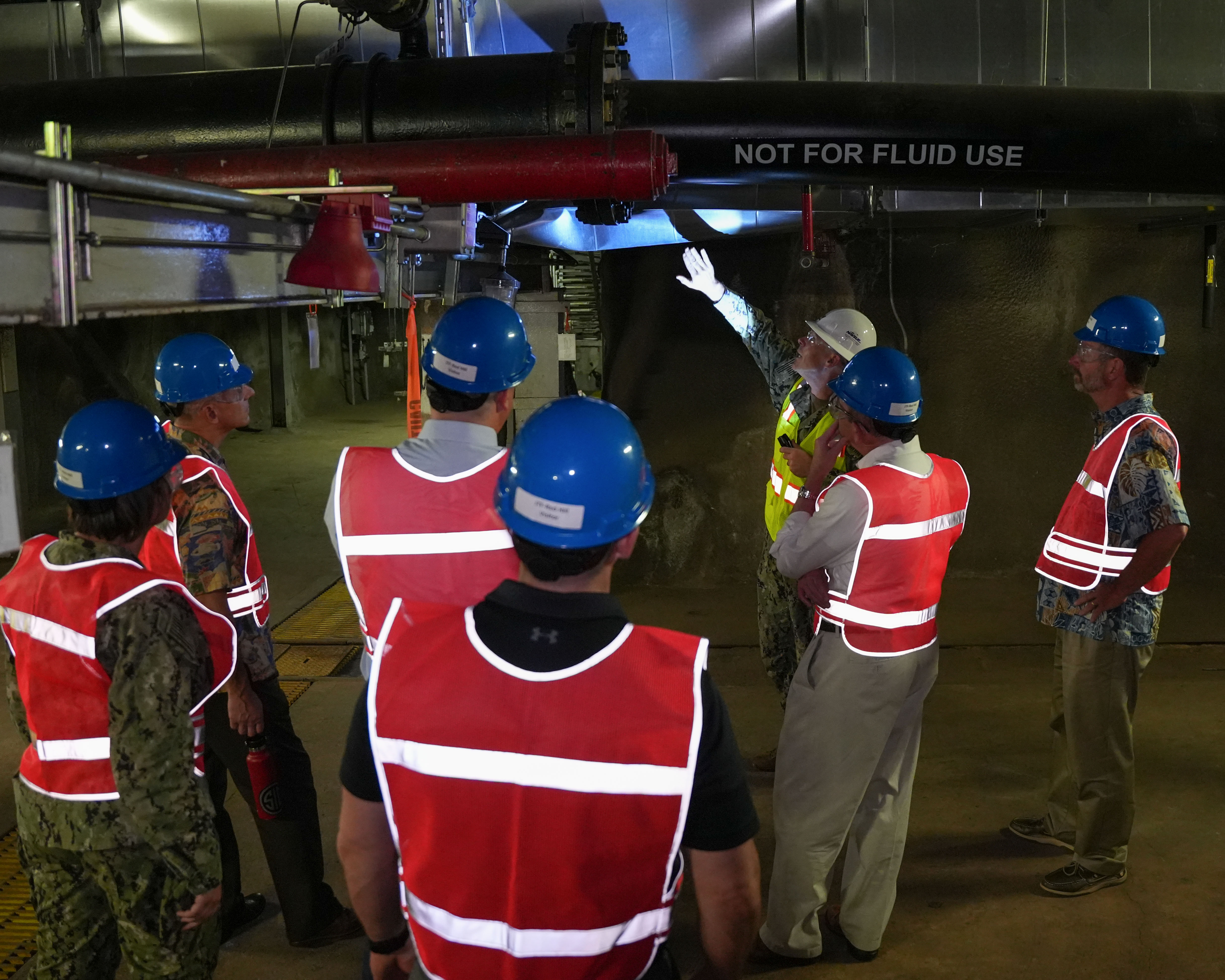 Dod ig tours red hill bulk fuel storage facility