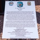 The aircraft was retired from the 64th Aggressor Squadron and repainted to resemble the Red Eagles of the 4477th Test and Evaluation Flight’s original aggressor soviet style aircraft.