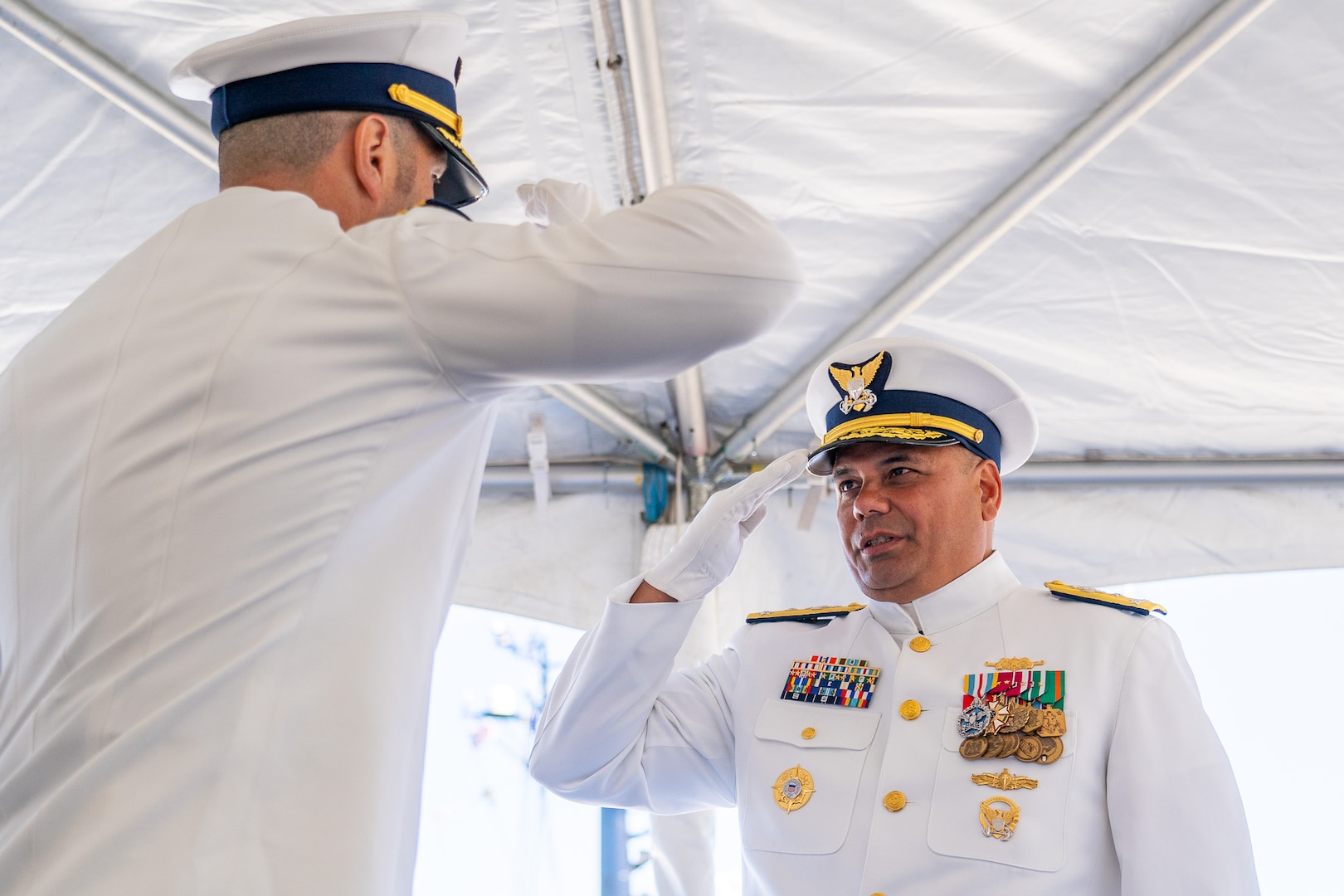 U.S. Coast Guard Cutter Alert holds change of command ceremony