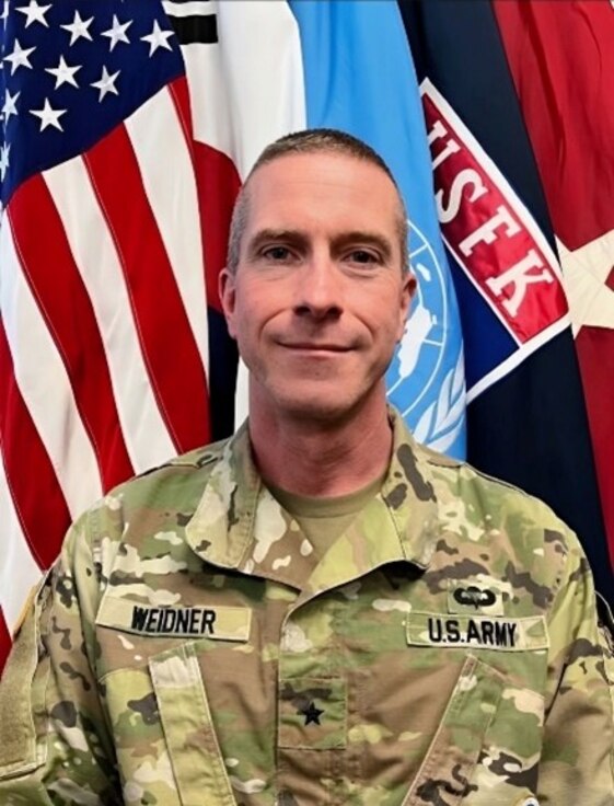 Brig. Gen. John Weidner, Chief of Staff United Nations Command, United States Forces Korea (Photo by United States Forces Korea).