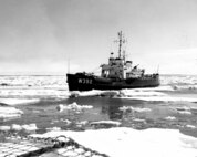 The vessels that made the 1957 Northwest Passage expedition