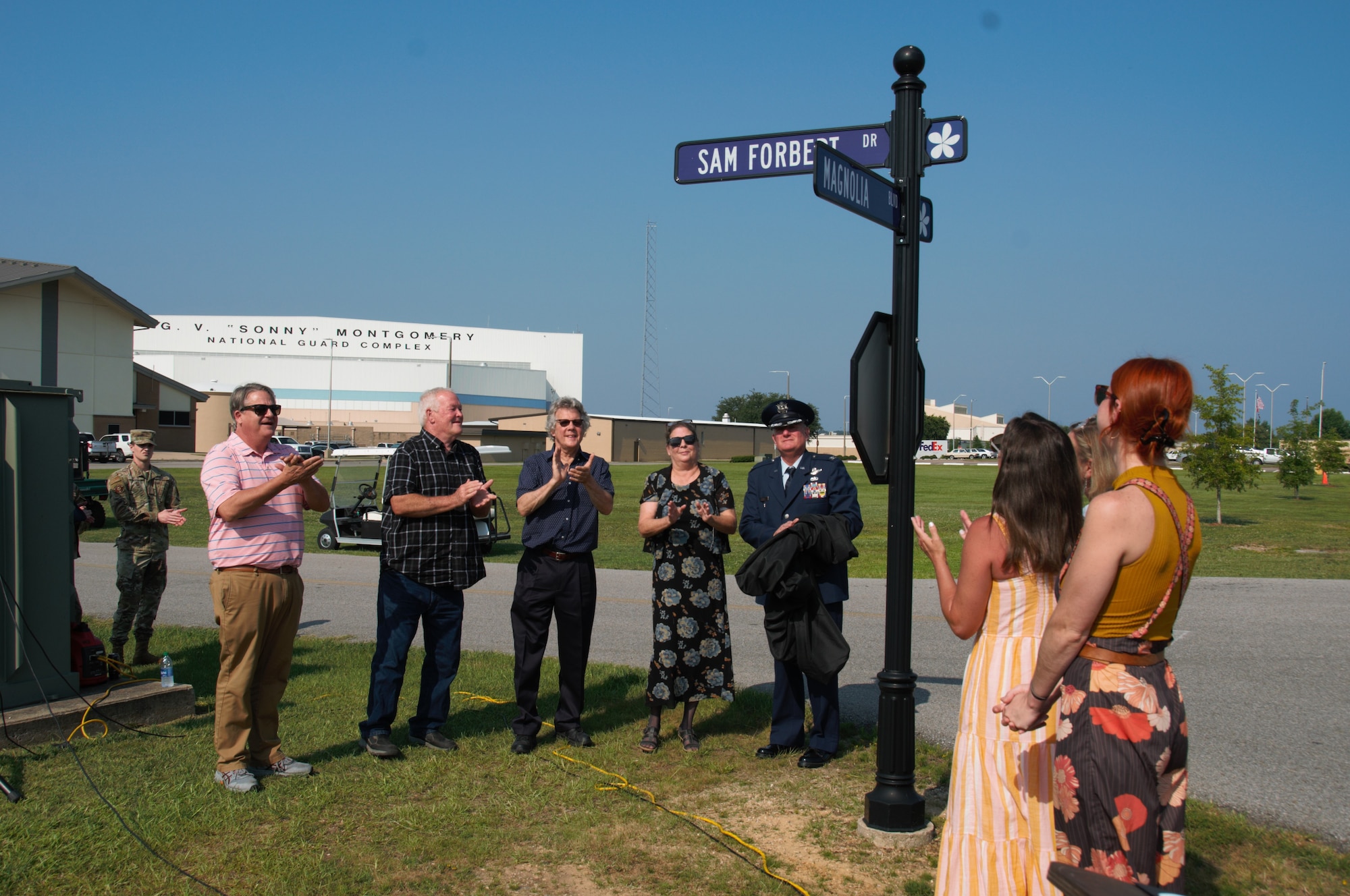 186 ARW names street after Brig. Gen. (retired) Sam Forbert