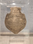 U.S. Steamboat Inspection Service ID Badge for an Inspector -- from the collection held at the U.S. Coast Guard Museum at CG Academy.