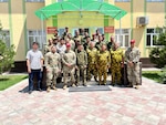 Virginia National Guard Airmen assigned to the Virginia Beach-based 203rd Rapid Engineer Deployable Heavy Operational Repair Squadron Engineers, 192nd Wing, conducted an engineer exchange with the Republic of Tajikistan June 5-9, 2023, at the Regional Explosive Hazards Training Center in Dushanbe, Tajikistan. Virginia and Tajikistan are partners in the State Partnership Program.