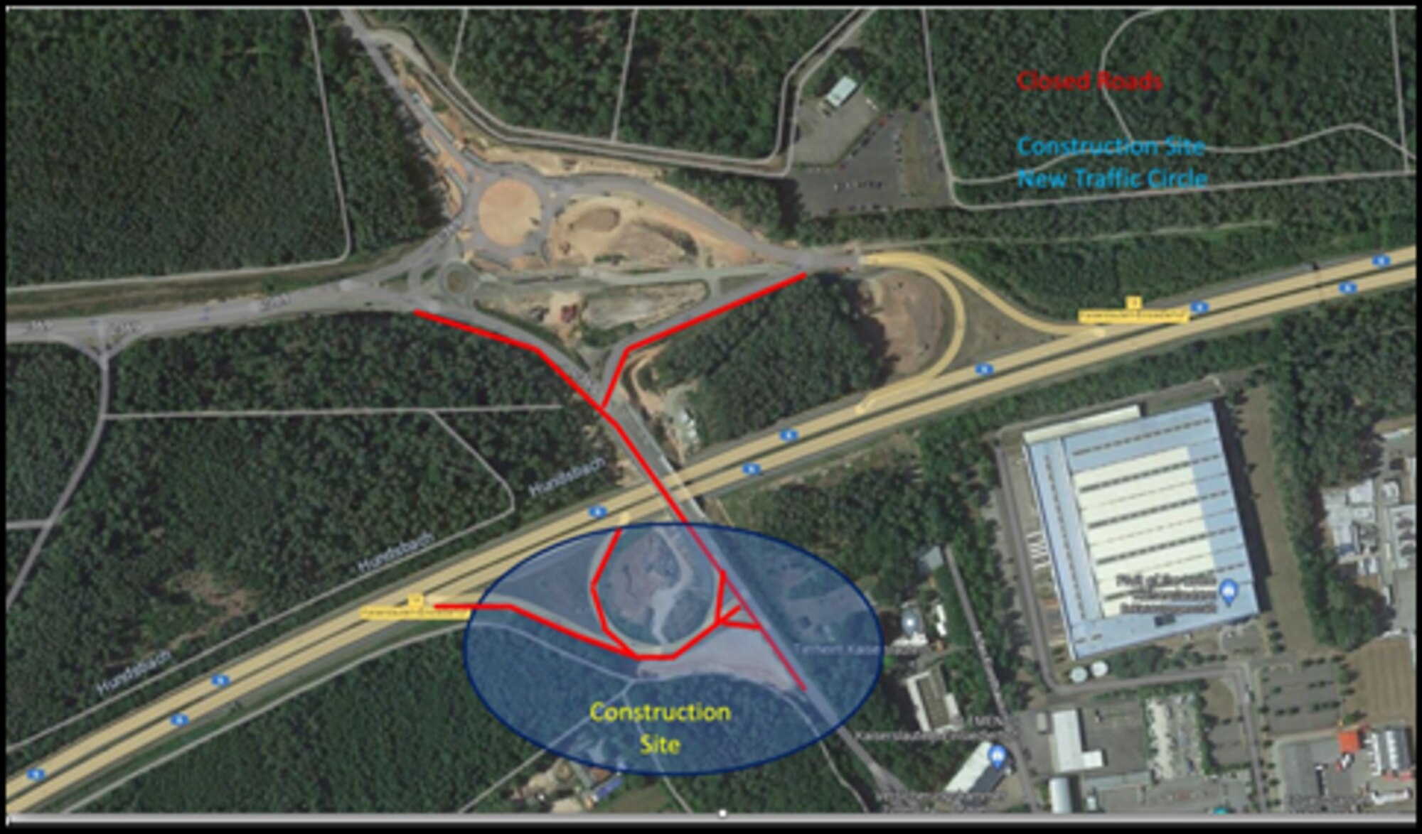 road construction graphic