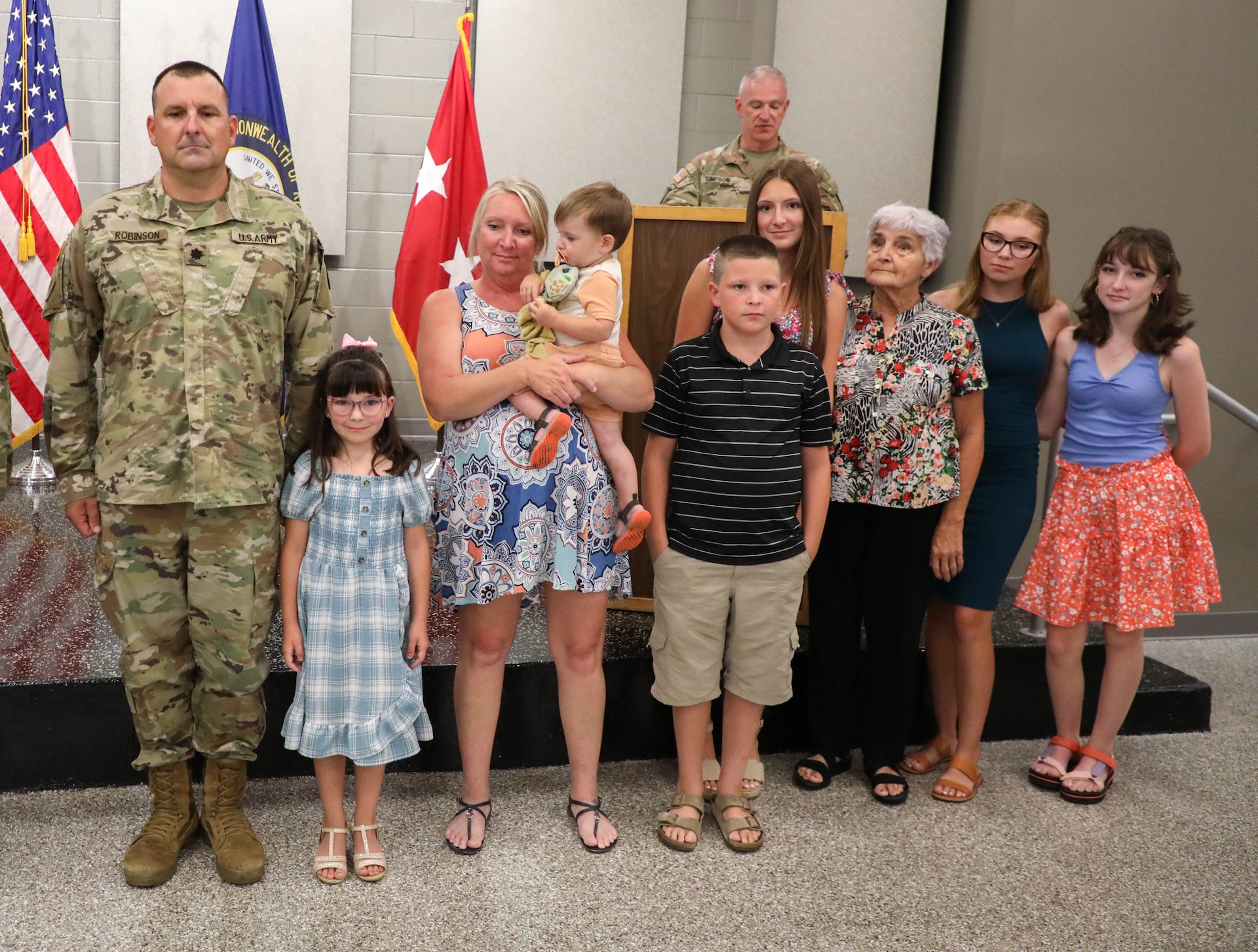 Robinson is the director of logistics for the Kentucky National Guard on the full-time side and is the commander of the 238th Regional Training Institute on the M-DAY (traditional Soldier) side.