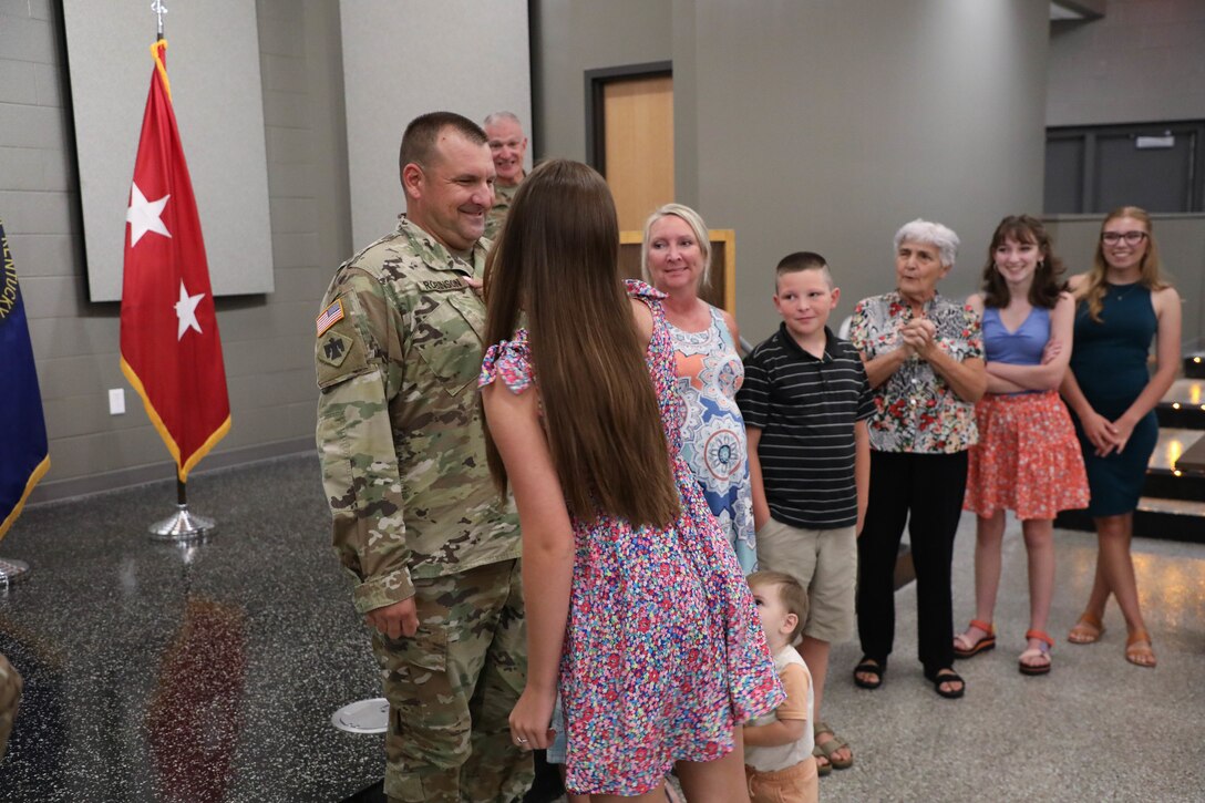 Robinson is the director of logistics for the Kentucky National Guard on the full-time side and is the commander of the 238th Regional Training Institute on the M-DAY (traditional Soldier) side.