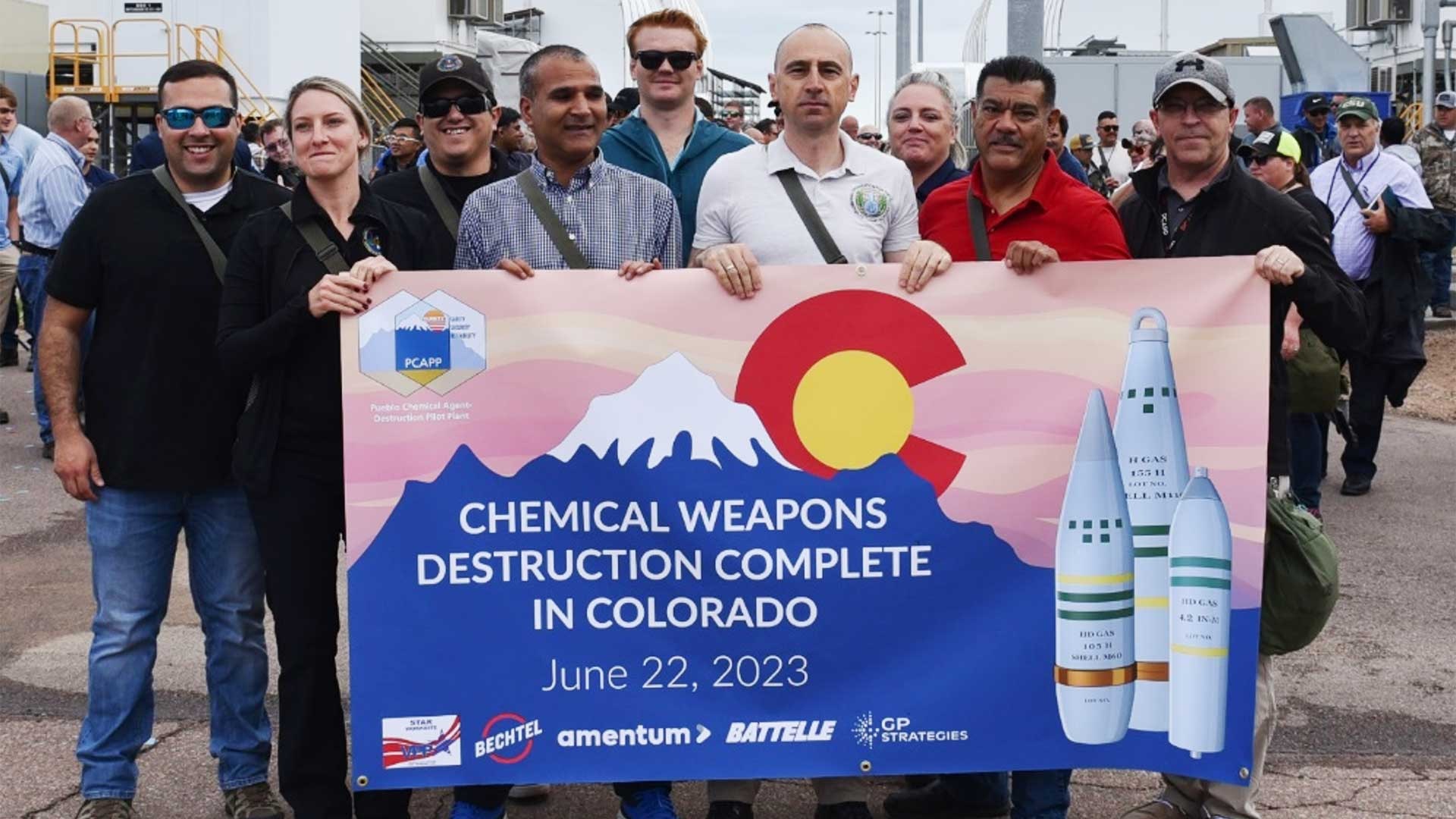 A stockpile of obsolete chemical weapons stored at the U.S. Army Pueblo Chemical Depot (PCD) since the 1950s has been safely eliminated.