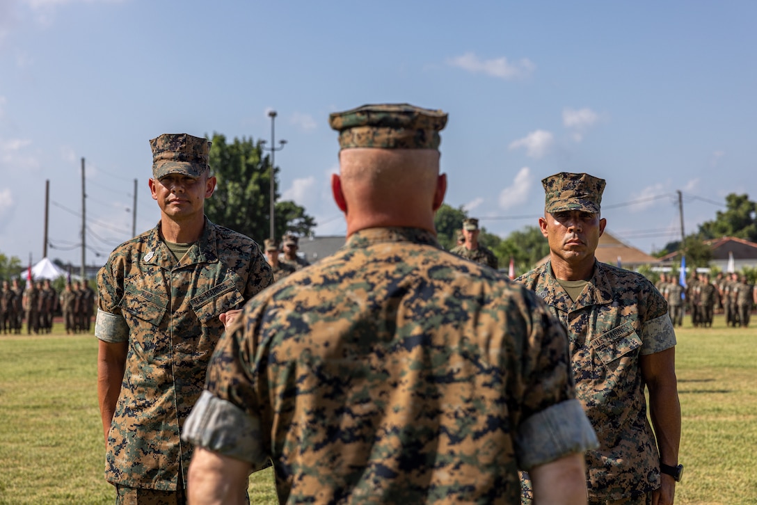 MARFORRES, MARFORSOUTH Sgt. Maj. Ruiz & Sgt. Maj. Mota Relief and Appointment