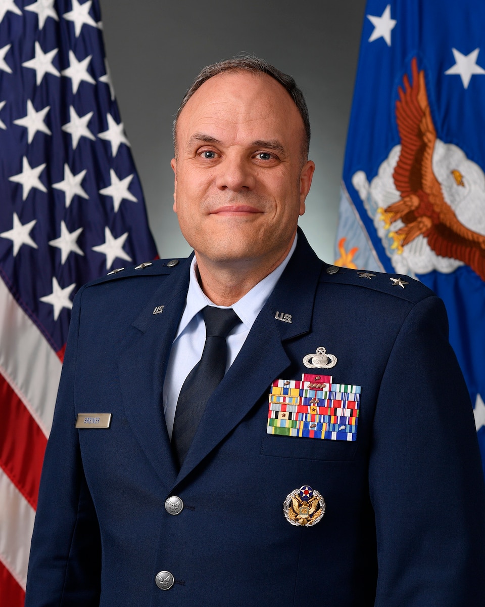 This is the official portrait of Maj. Gen. Michael A. Greiner.