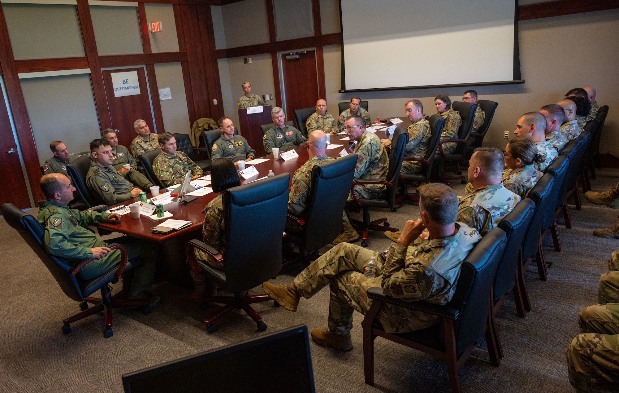 The 187th has hosted a State Partnership program with the Romanian Air Force since 1993. The partnership has supported F-16 training between both air forces, along with the professional development of Airmen in all career fields who make that mission possible.