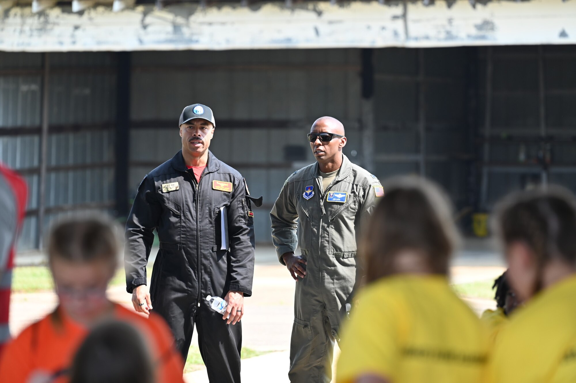 USAF pilots oversee Eyes Above the Horizon group activities.