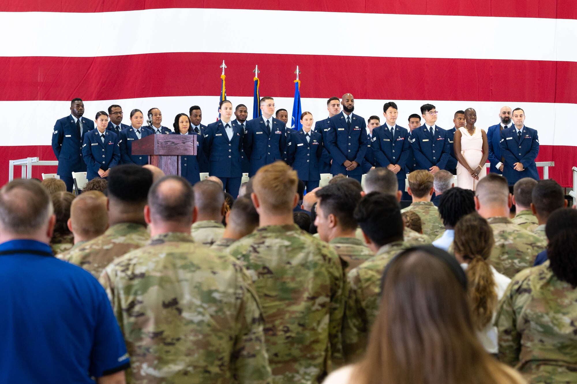 Naturalization Ceremony in Hangar 1