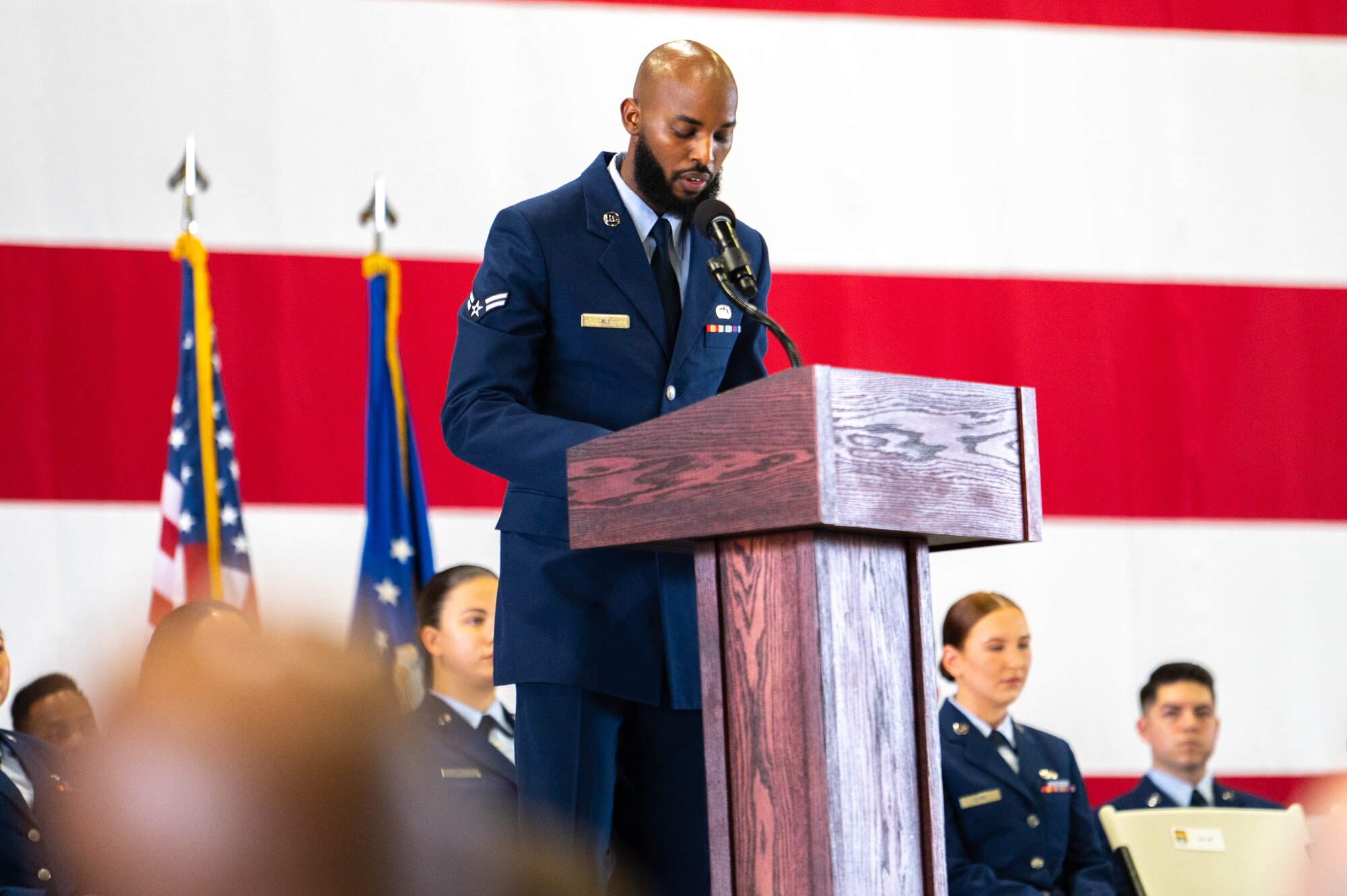 Naturalization Ceremony in Hangar 1