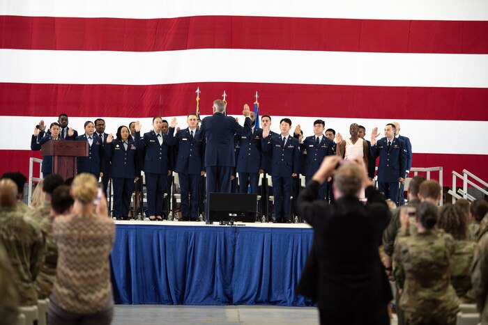 Naturalization Ceremony in Hangar 1