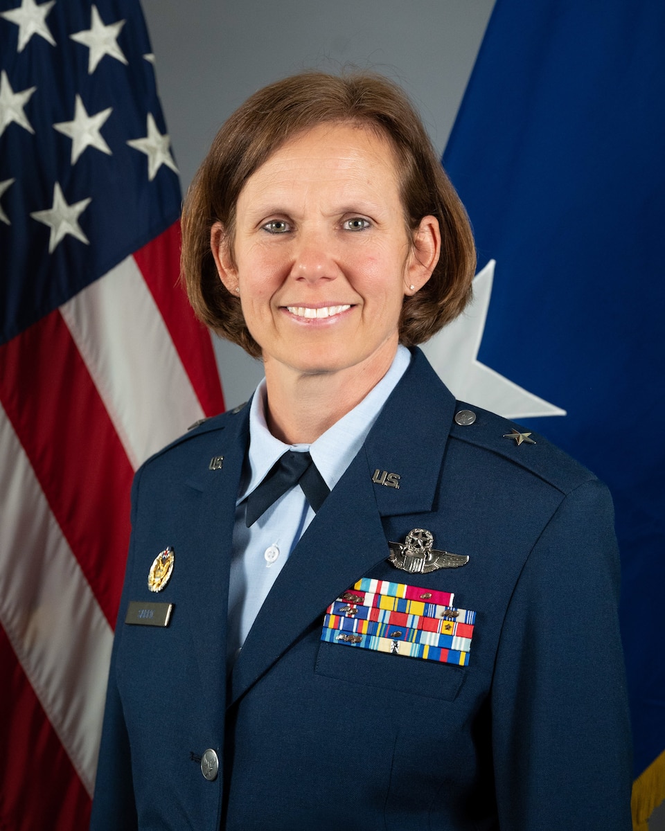 This is the official portrait of Brig. Gen. Regina A. Sabric.
