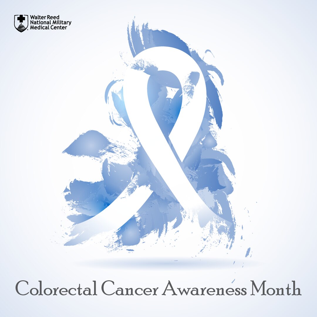 Blue ribbon for Colorectal Cancer Awareness Month