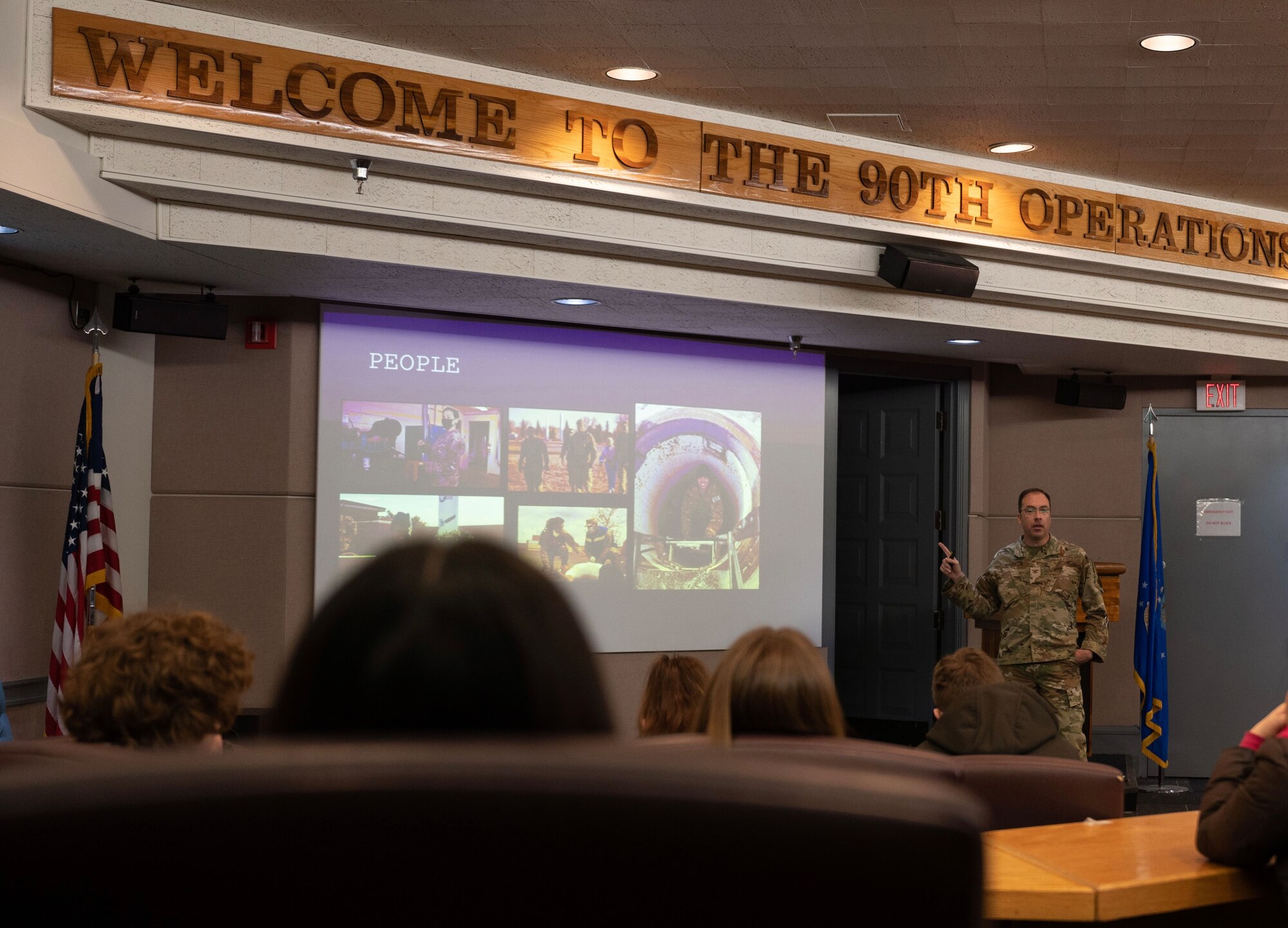 East High School students tour F.E. Warren AFB