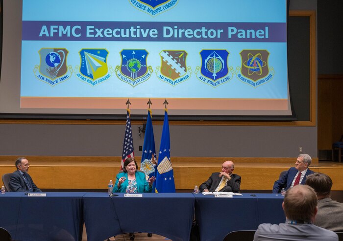 Senior civilian leaders at the Air Force Materiel Command learn more about the command’s missions and engage in person with the dispersed workforce.