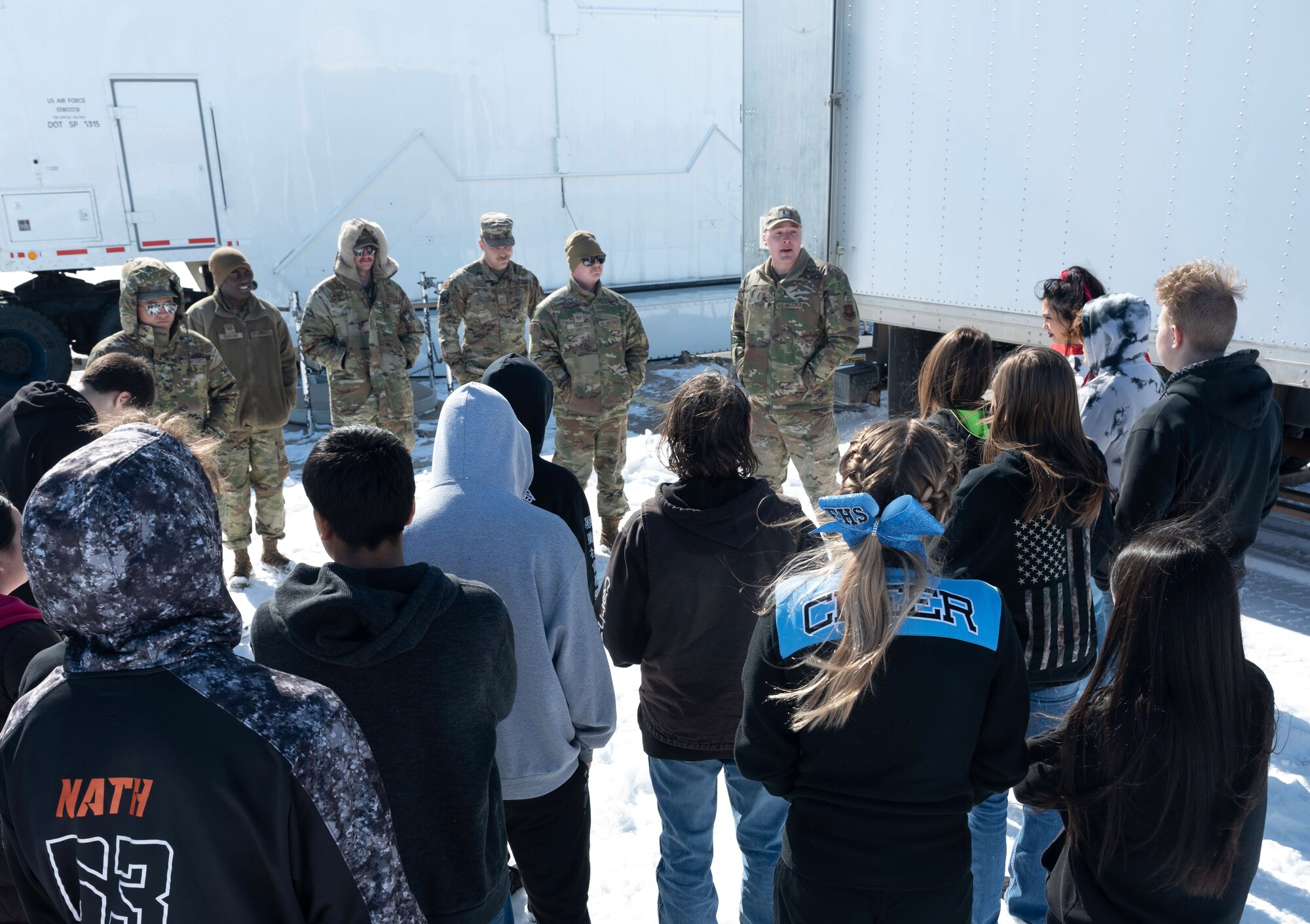 East High School students tour F.E. Warren AFB