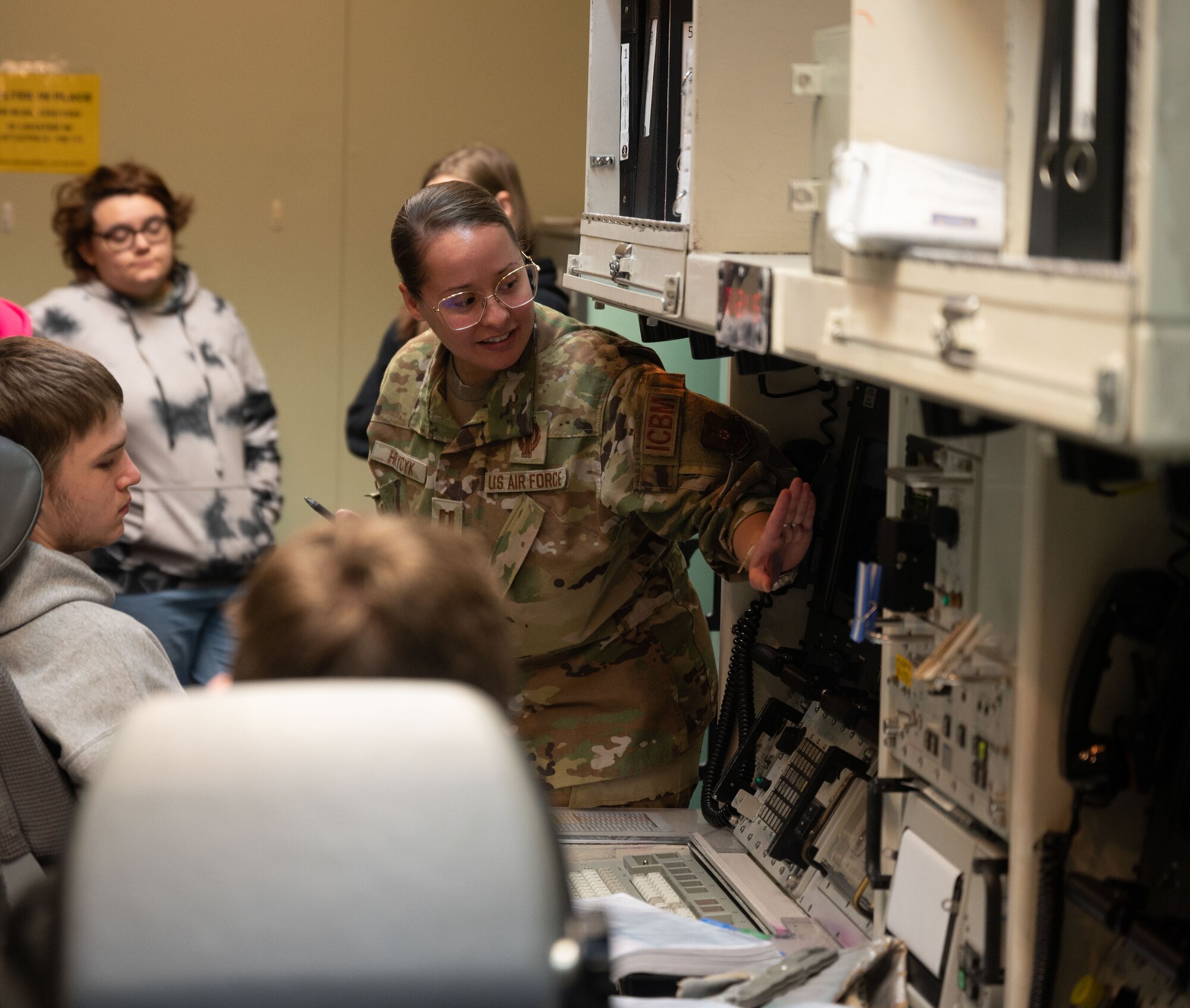 East High School students tour F.E. Warren AFB