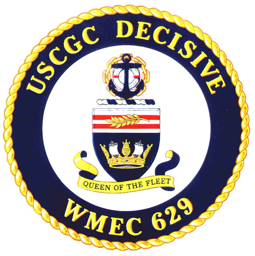 USCGC DECISIVE (WMEC 629) Official Logo/Seal