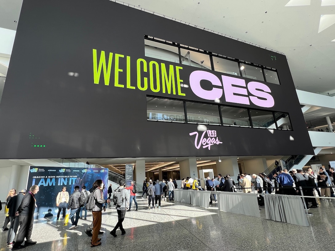Welcome CES Marquee at CES 2023, Las Vegas, Nevada