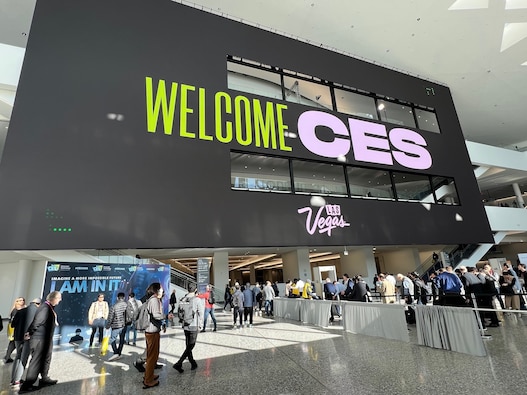 Welcome CES Marquee at CES 2023, Las Vegas, Nevada