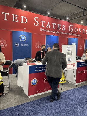 NSF Tabletop at USG Resources for Startups and Small Businesses at CES 2023, Las Vegas, Nevada