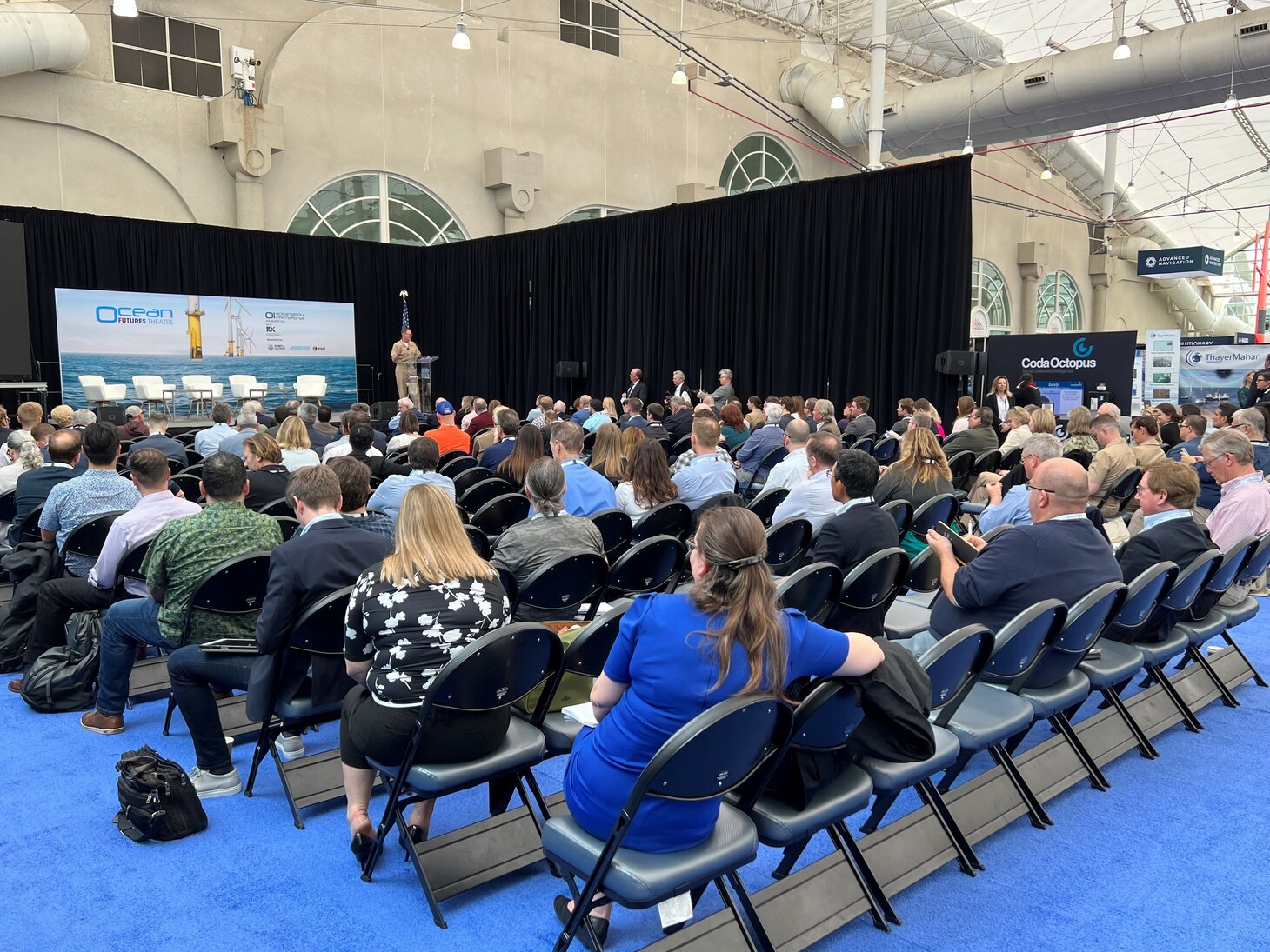 Rear Adm. Ron Piret, Commander, Naval Meteorology and Oceanography Command (CNMOC) gave an address as a co-keynote speaker and participated in an in-depth panel discussion during the San Diego-based ocean science, technology, and engineering conference—Oceanology International Americas (OiA) 2023, Feb. 14-16.

Piret highlighted challenges and successes of the Naval Oceanography workforce family, comprised of 2,500 Sailors and Civilians, who are experts on everything science from the ocean floor to the farthest known star;  using that expertise as a critical part of our nation’s Navy.